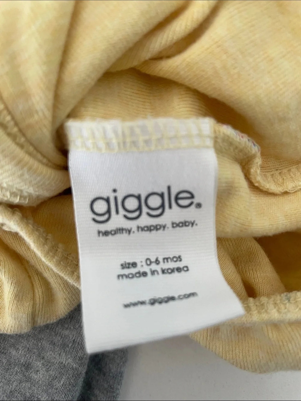 Burt's Bees Baby Yellow Gown and Giggle Gray Sleeper Sack Set with Bee Motif